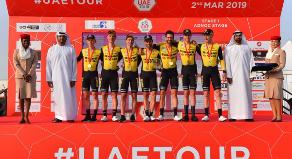 Impressive win for Team Jumbo-Visma in Team Time Trial UAE Tour