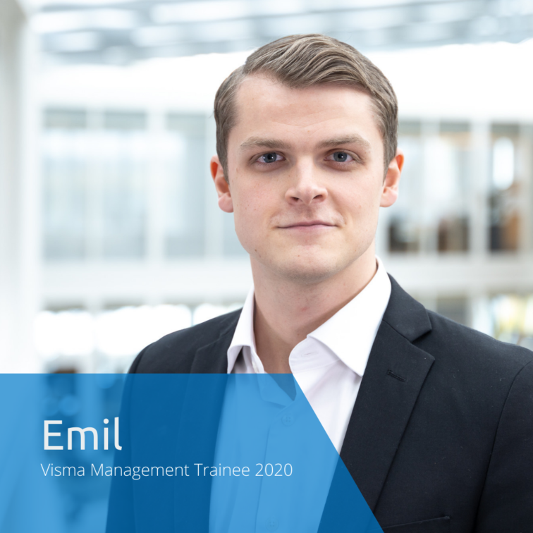 Get to know this year's Visma Management Trainees: Emil