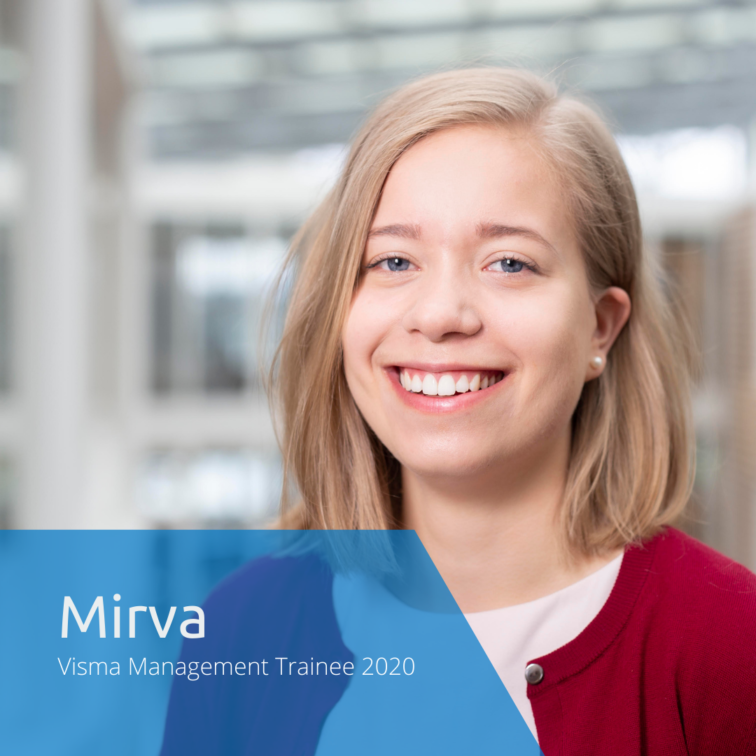 Get to know this year's Visma Management Trainees: Mirva