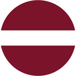 The Latvian flag.