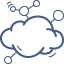 An illustration of a cloud with connections to other products.