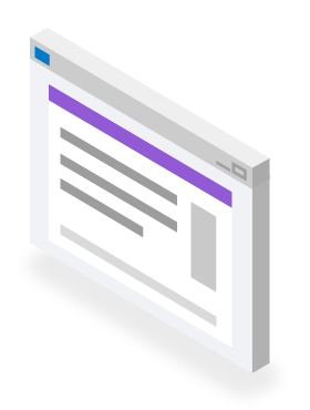 White browser icon