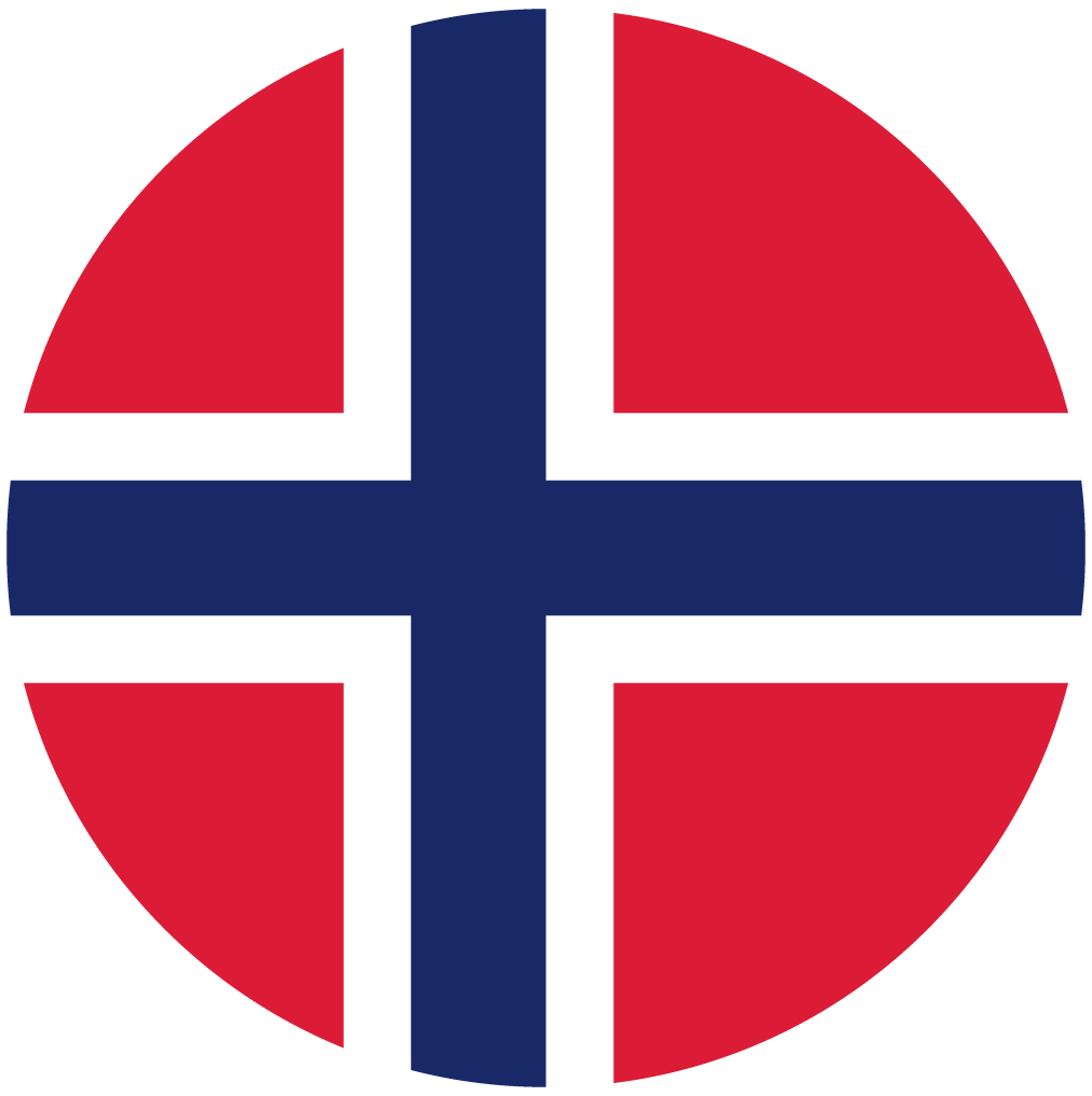 The Norwegian flag.