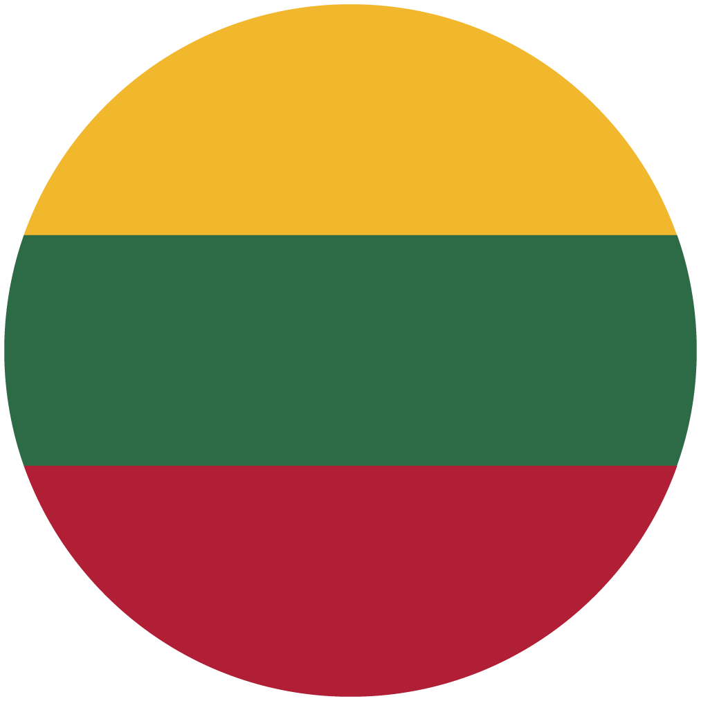 The Lithuanian flag.